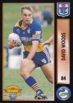 1994 Dynamic Rugby League Series 2 #84 David Woods Front